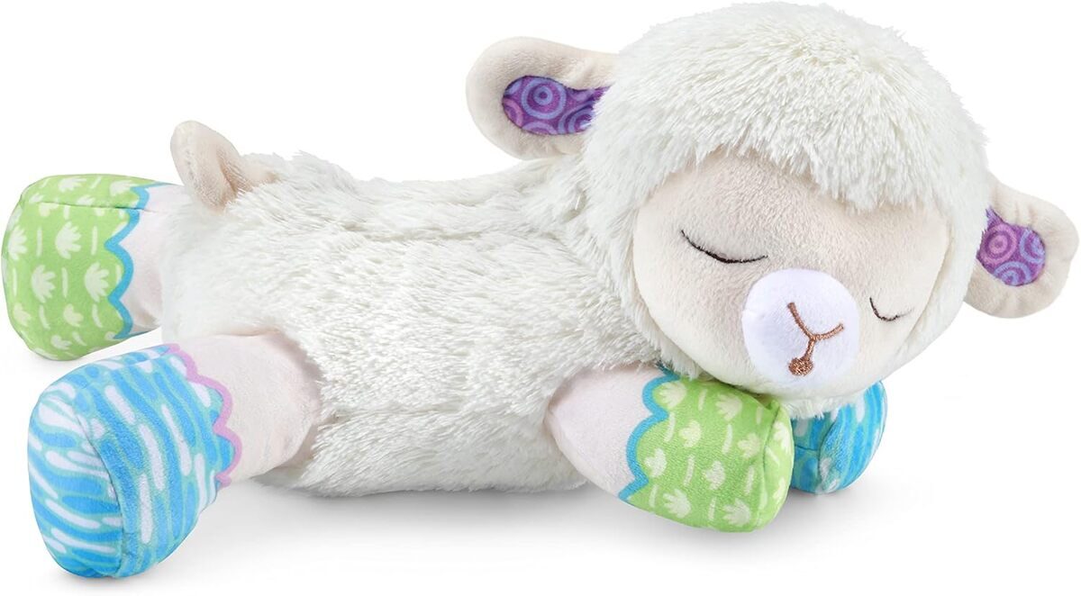 VTech 3-in-1 Sternenlicht-Schäfchen aus weichem Plüsch mit abnehmbarem Projektormodul, 3 Lichtschablonen, 3 Liedern, 40 Melodien, 25 Natur-Sounds, Timer & Geräusch-Sensor, ab 0,5 J., Plüsch, Spielzeug, Bär, Säugetier, Tierwelt, Plüsch, Spielzeug, Bär, Säu