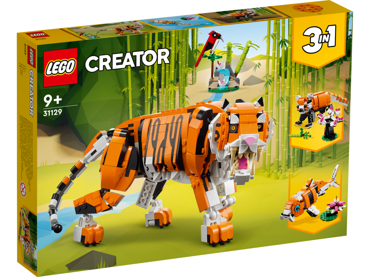 LEGO® Creator 3 in 1 Majestätischer Tiger 31129 Roboter, Spielzeug