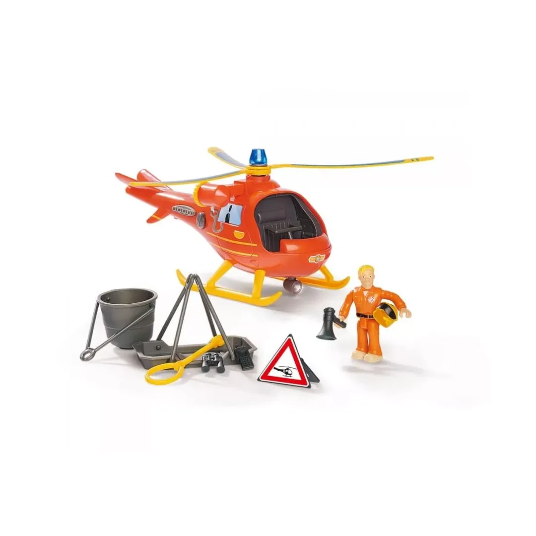 Fireman, Sam, Hubschrauber, Wallaby, Mit, Figur
