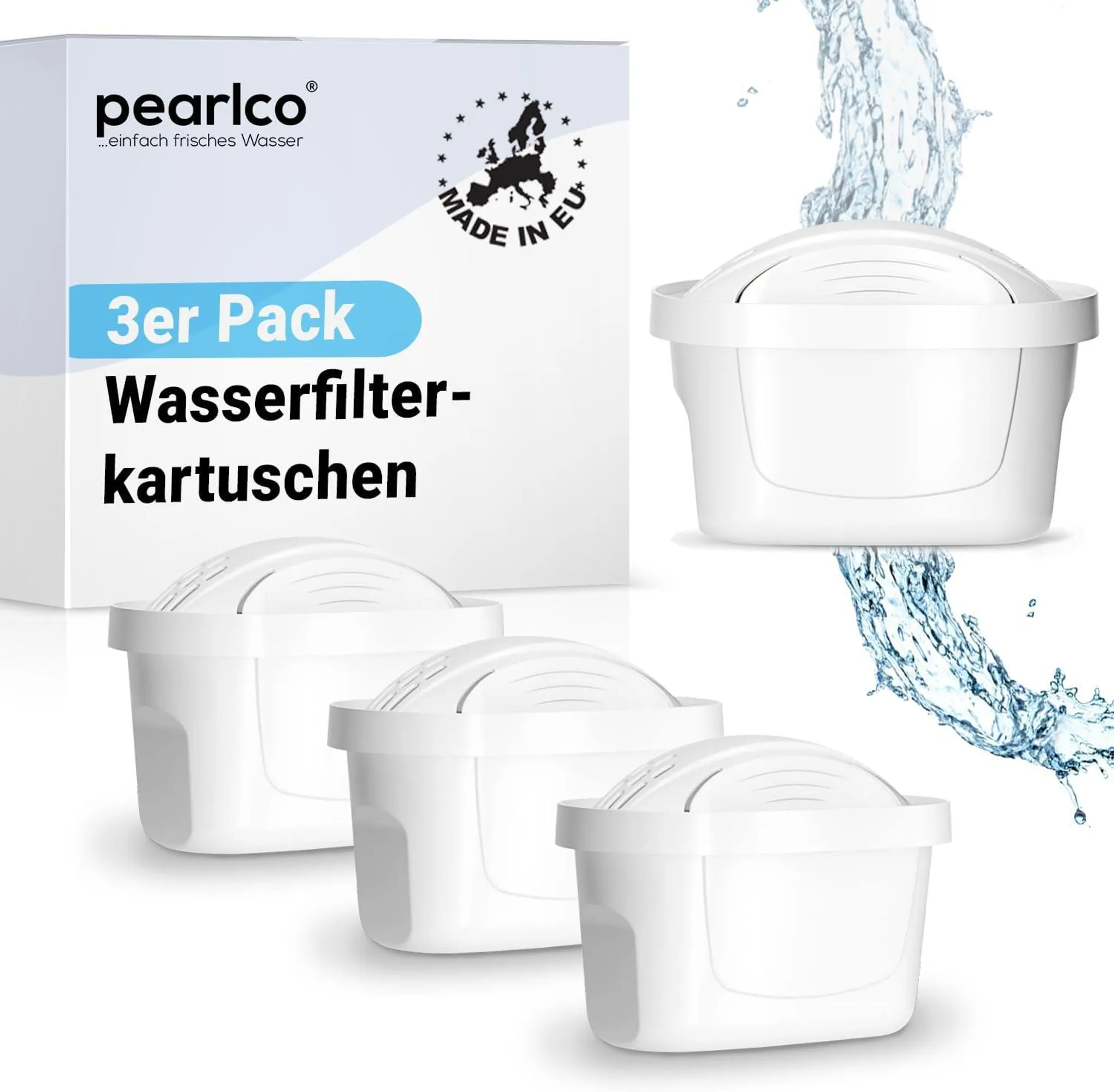 PEARLCO 270300 Filterkartuschen UniMax 3 St.