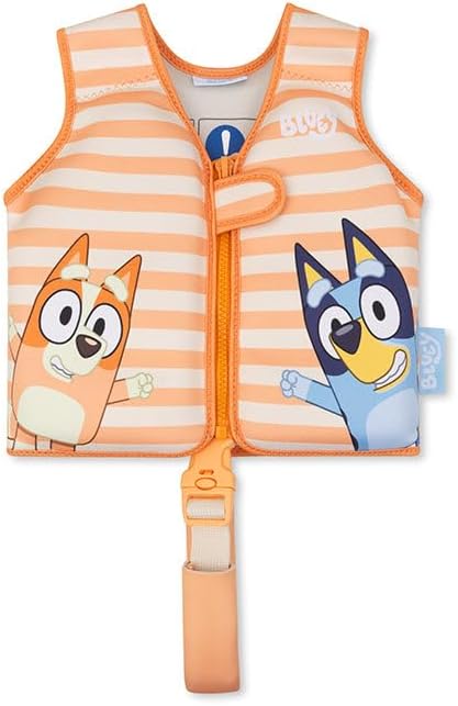 Bluey Swimming Vest 2-3 Jahre Bekleidung, Rettungsweste, Weste