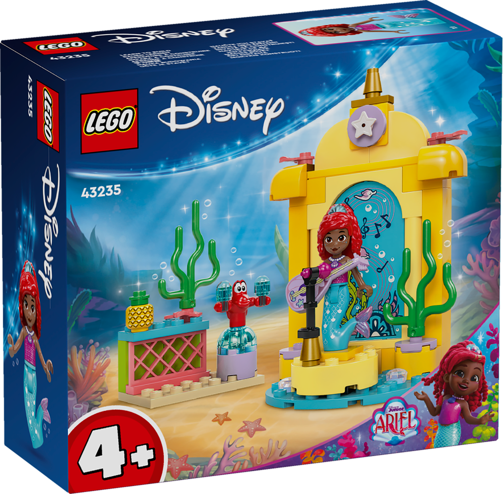 LEGO, 43235, Disney, Princess, Arielles, Musikbühne, Puppe, Spielzeug, Person, Gesicht, Kopf
