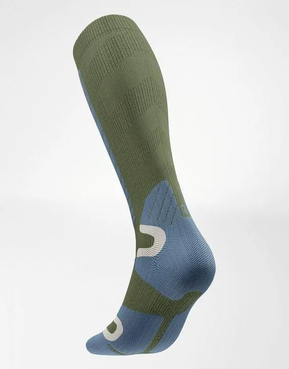 Bauerfeind Sports 70000987 Ski-Socken Damen Gr. 39–42 – Kompression Green