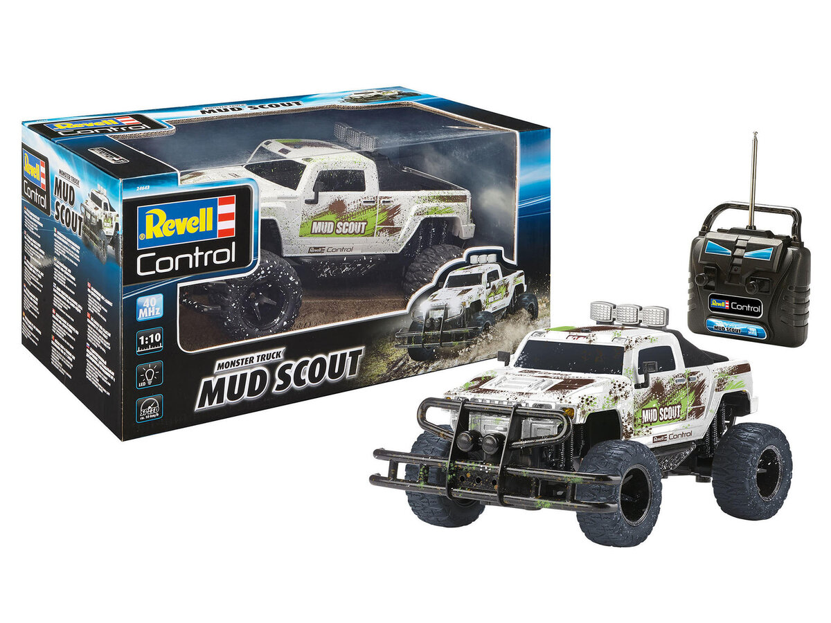 Revell, 24643, RC, Monster, Truck, \Mud, Scout\", Revell, Control, Ferngesteuertes, Auto, Maschine, Rad"""