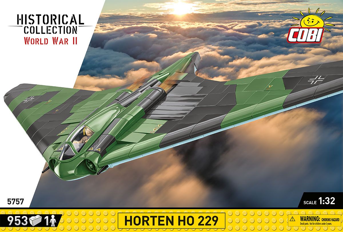 Cobi 5757 Horten Ho 229 Flugzeug, Bomber, Fahrzeug, Kampfflugzeug, Flugzeug, Bomber, Fahrzeug, Kampfflugzeug, Flugzeug, Bomber, Fahrzeug, Kampfflugzeug