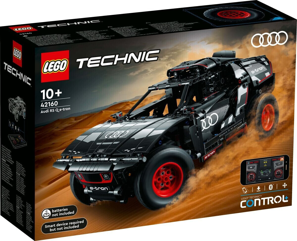 LEGO, 42160, Technic, -, Audi, RS, Q, e-tron, Maschine, Rad, Auto, Transport, Fahrzeug