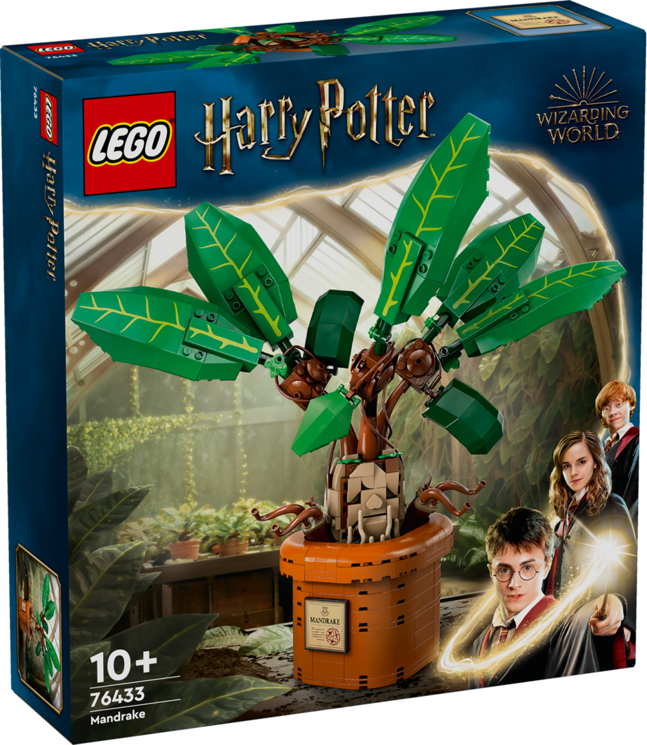 LEGO, 76433, Harry, Potter™, Zaubertrankpflanze:, Alraune, Person, Zubehör, Brillen, Wirbellose, Wespe