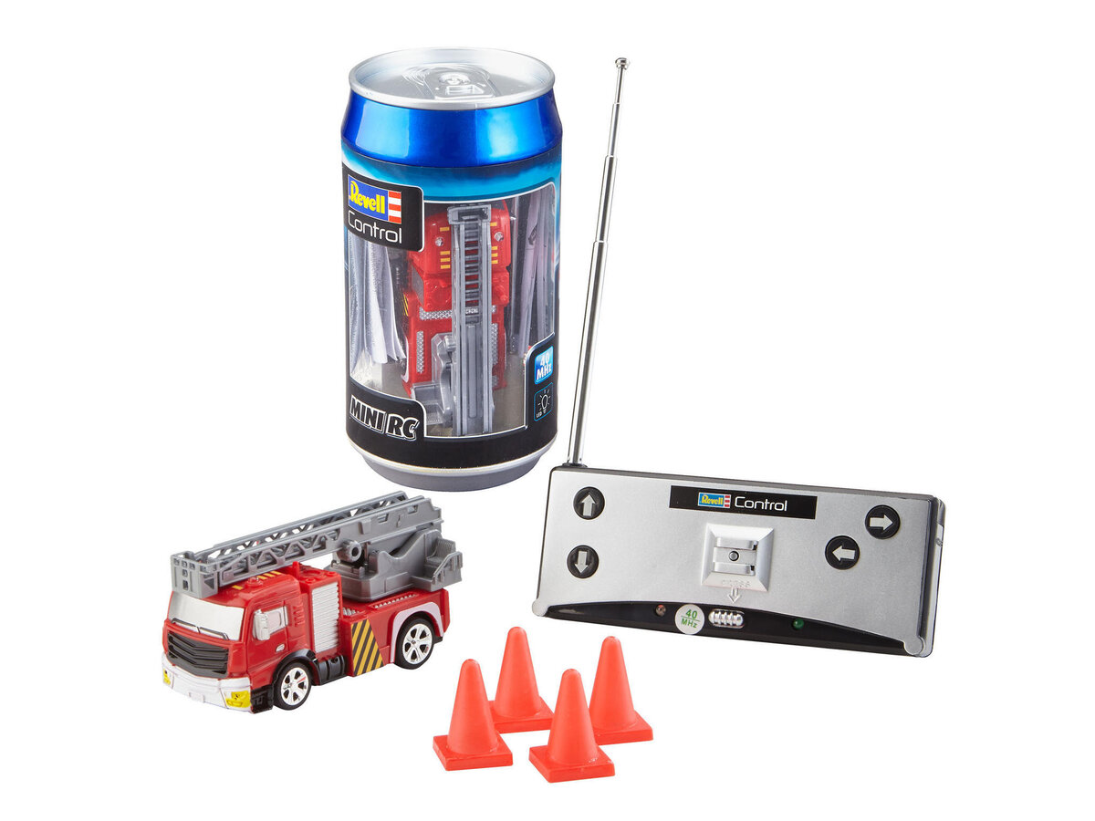 Revell, 23558, Mini, RC, Car, Fire, Truck, Revell, Control, Ferngesteuertes, Auto, Spielzeug, Maschine, Rad, Kann, Zinn