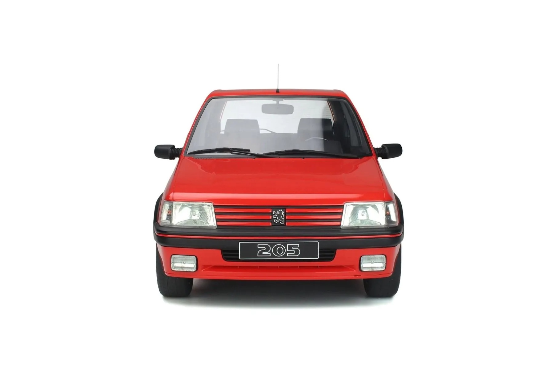 IXO 520010121 Peugeot 205 GTi - Modellbausatz 1:8 mit Metallkarosserie Stoßstange, Fahrzeug, Auto, Limousine, Windschutzscheibe