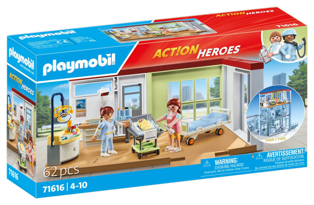 PLAYMOBIL, 71616, Entbindungsstation