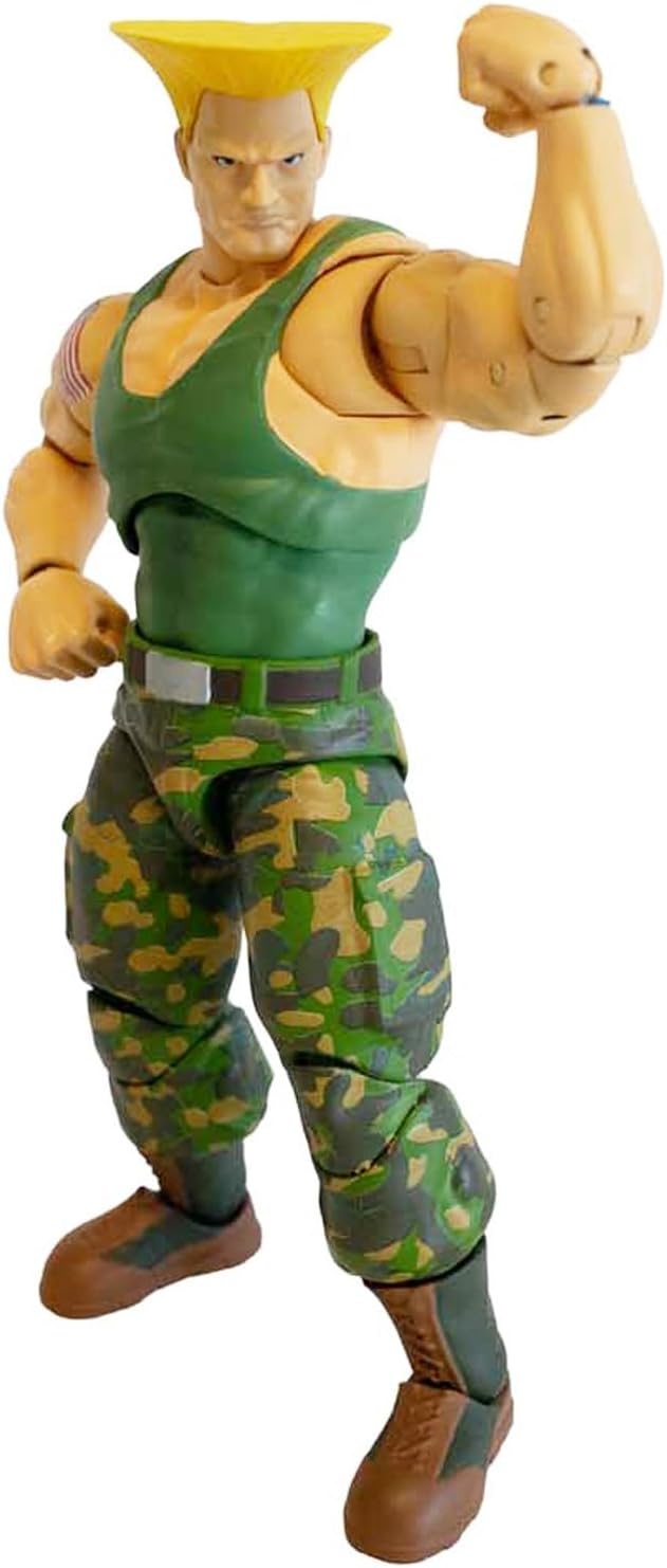 Jada, 253252032, Street, Fighter, II, Guile, Actionfigur, 6", 15, cm, Person, Gesicht, Kopf, Figur