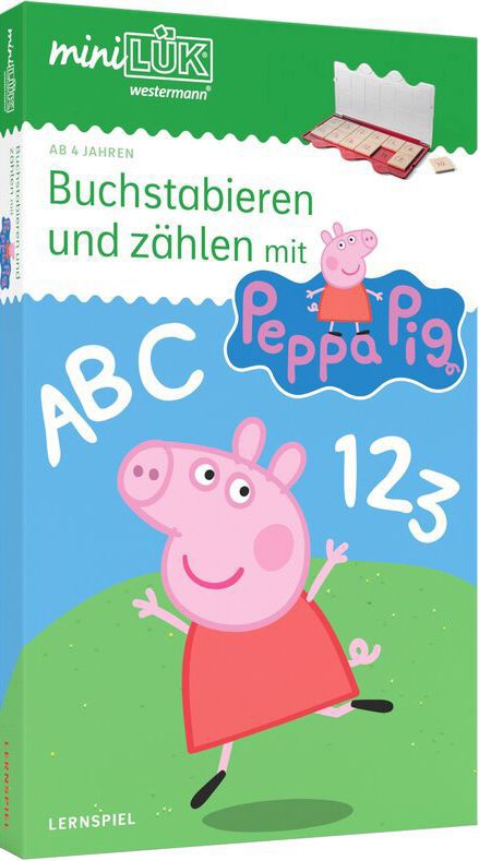 miniLÜK-Set Buchstabieren und zählen mit Peppa Pig miniLÜK-Set, Buchstabieren, und, zählen, mit, Peppa, Pig
