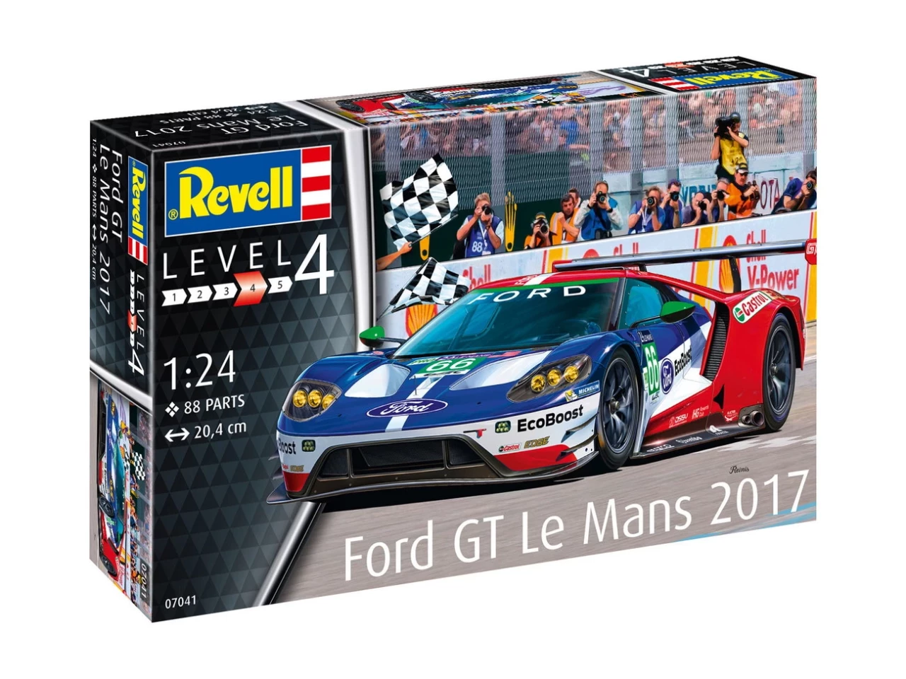 Revell 07041 Ford GT Le Mans 2017 - Rennsportmodell 1:24
