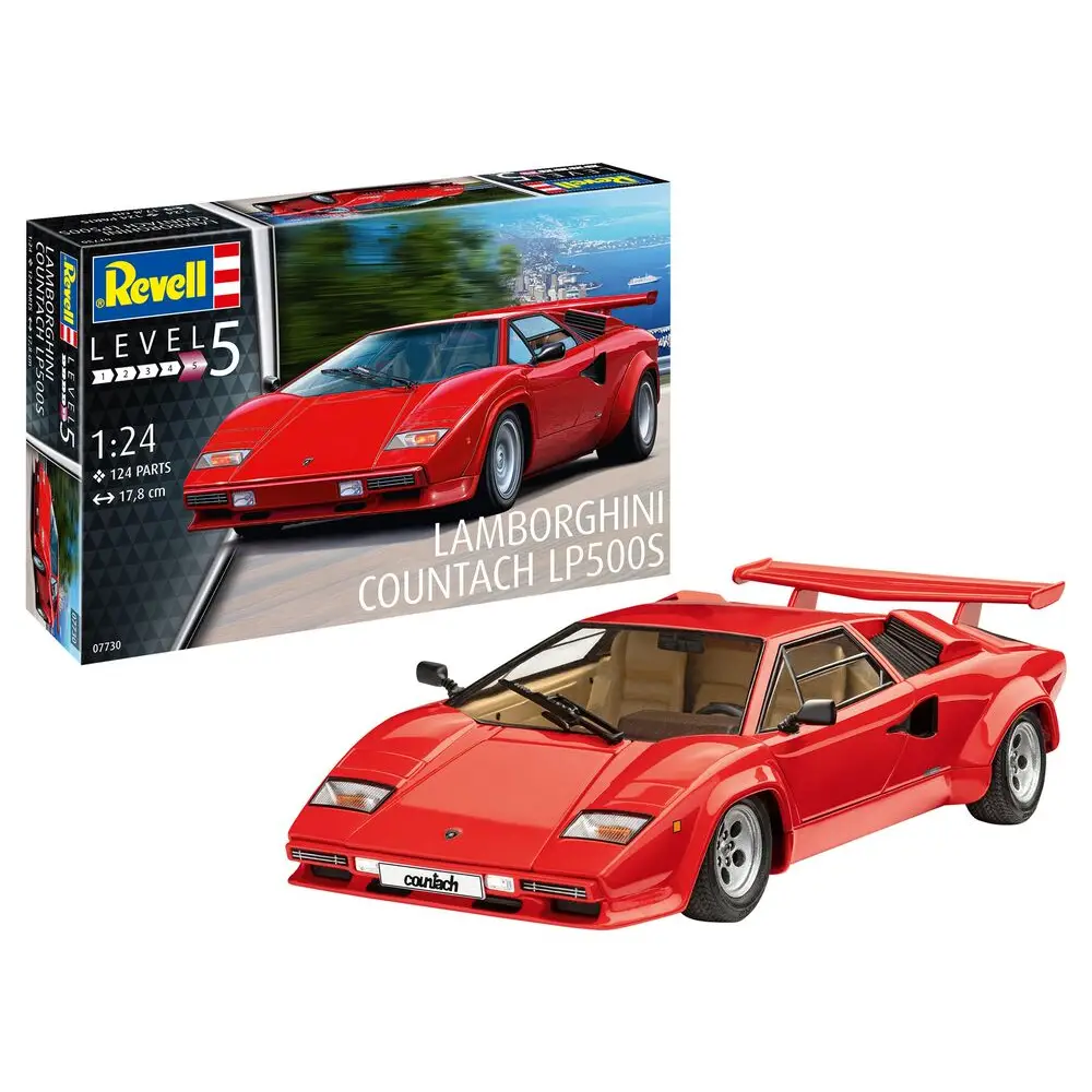 Revell, 07730, Lamborghini, Countach, LP500S, Supersportwagen, Modell, 1:24