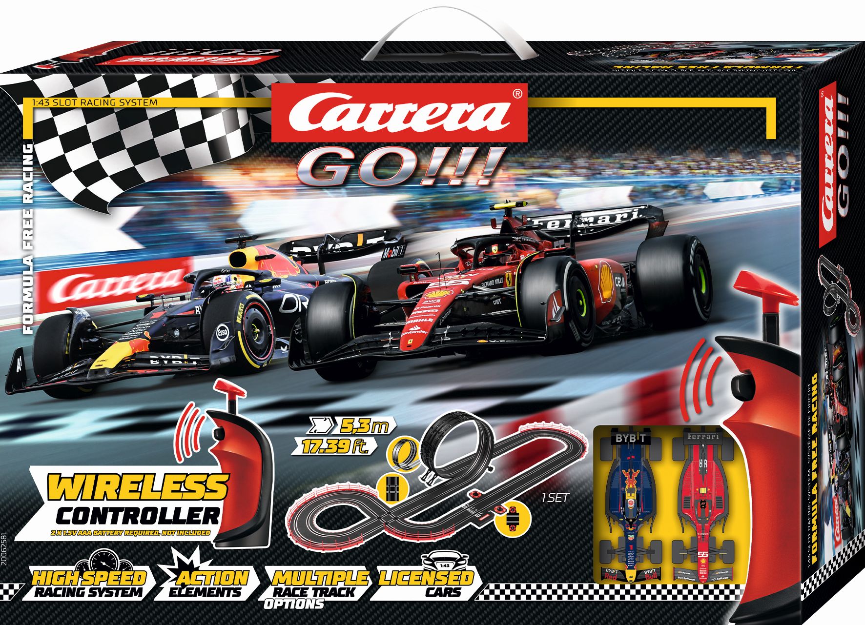 Carrera, GO!!!, Formula, Free, Racing, [WIRELESS]
