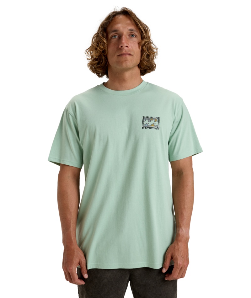 Billabong Crayon Wave - T-Shirt für Herren GR. S Bekleidung, T-shirt, Person, Ärmel, Gesicht