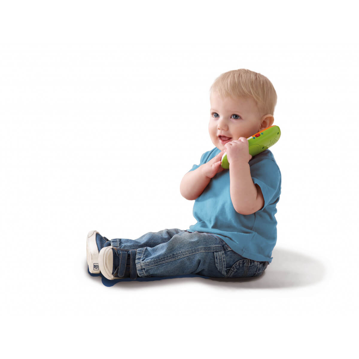 VTech Tierchen Lernhandy mit 10 Zahlentasten, blinkenden Lichtern, Liedern und Telefongeräuschen fördert Zahlen, Farben und Sprache, ab ca. 1 Jahr,