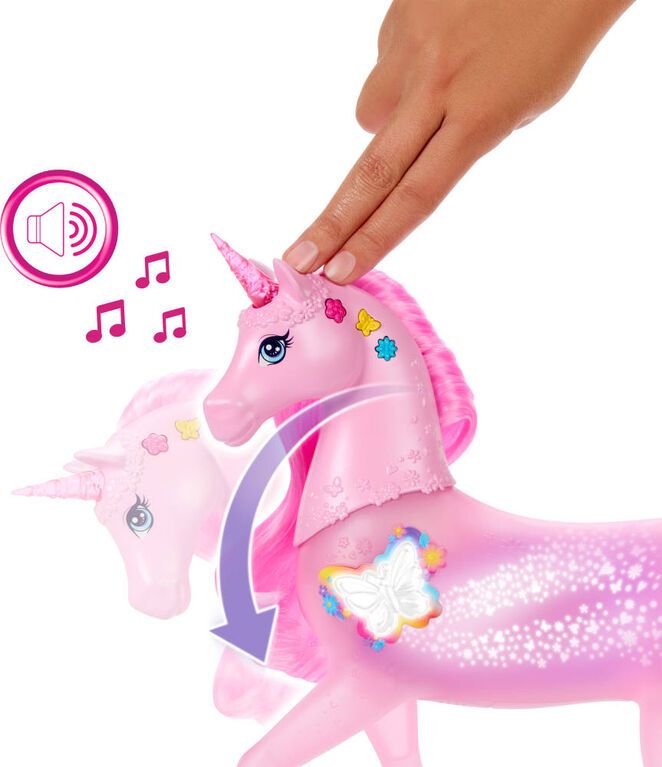 Barbie® funkelnd leuchtendes Einhorn Figur, Tier, Pferd, Säugetier