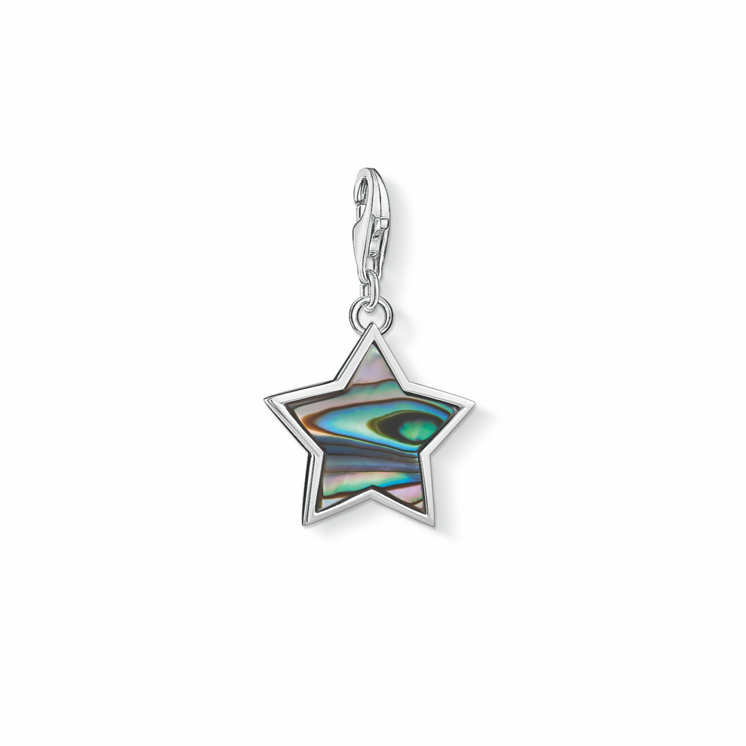 Thomas Sabo Anhänger Charm-Club Stern Abalone Perlmutt 1533-509-7 Thomas, Sabo, Anhänger, Charm-Club, Stern, Abalone, Perlmutt, 1533-509-7, Zubehor, Anhänger
