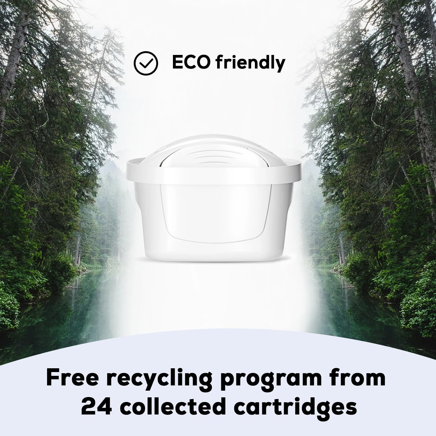 PEARLCO 270508 unimax+ Wasserfilter-Kartuschen – 5er Pack – kompatibel mit Brita Maxtra+