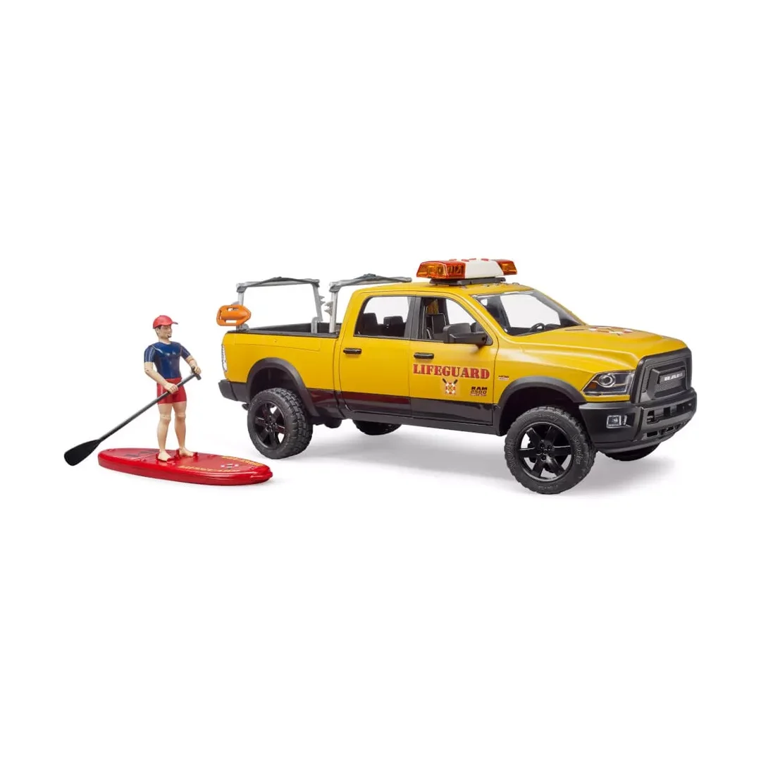 Bruder, 02506, Ram, 2500, Power, Wagon, Life, Guard, Mit, Figur, \nStand, Up, Paddle, Und, Light, &, Sound, Modul