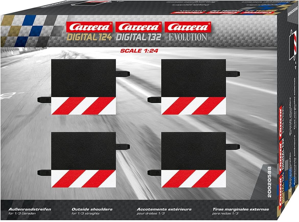 Carrera, Randstreifen, 1/3, Gerade, 4, 20020588, Zaun
