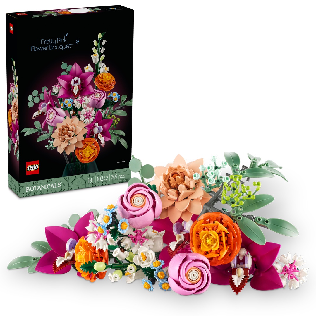 LEGO® Botanicals 10342 Schöner Rosafarbener Blumenstrauß LEGO® Botanicals 10342 Schöner Rosafarbener Blumenstrauß