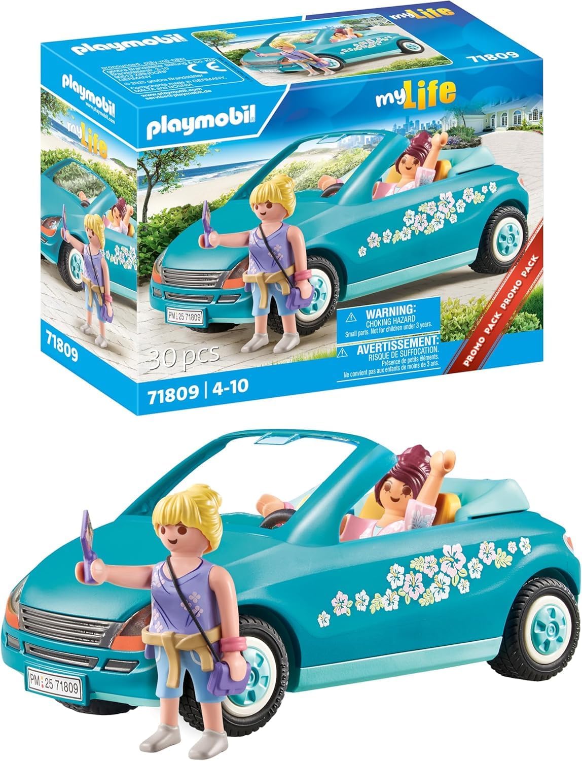 PLAYMOBIL, 71809, Cabrioausflug, Person, Figur, Auto, Transport, Fahrzeug