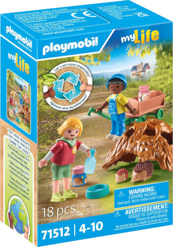PLAYMOBIL, 71512, Pflege, Der, Igelfamilie, Person, Essen, Süßigkeiten