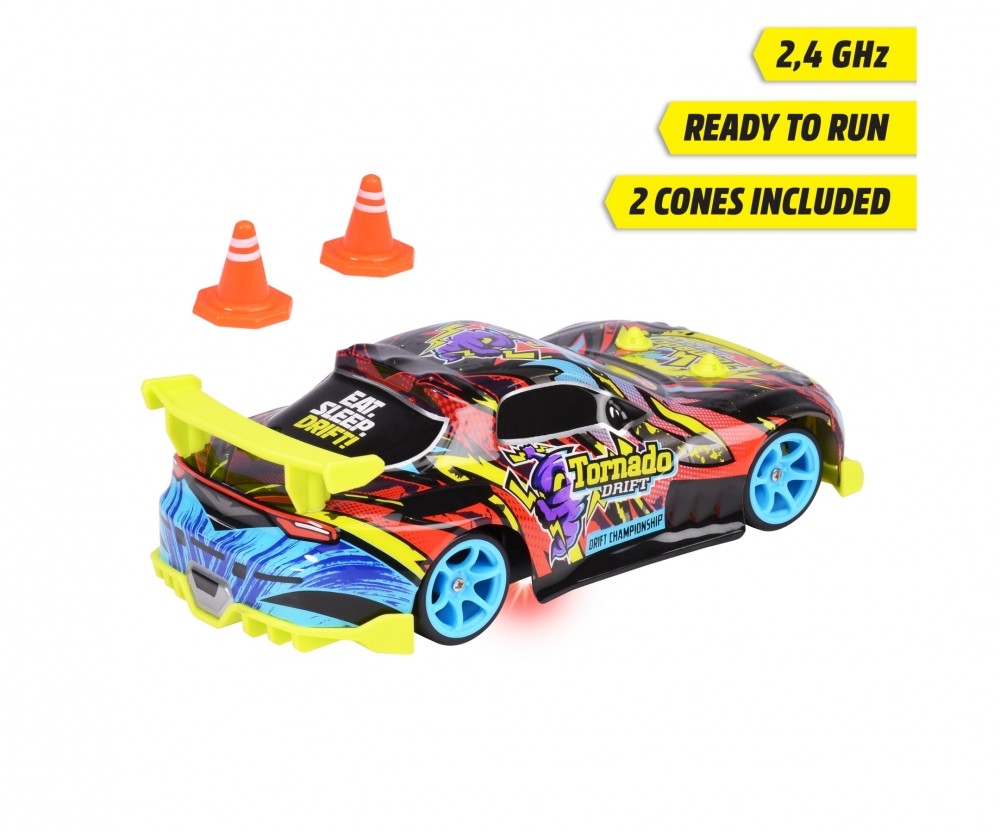 Dickie Toys RC Tornado Drift 201104007 Leichtmetallfelge, Auto, Sprach, Fahrzeug, Rad