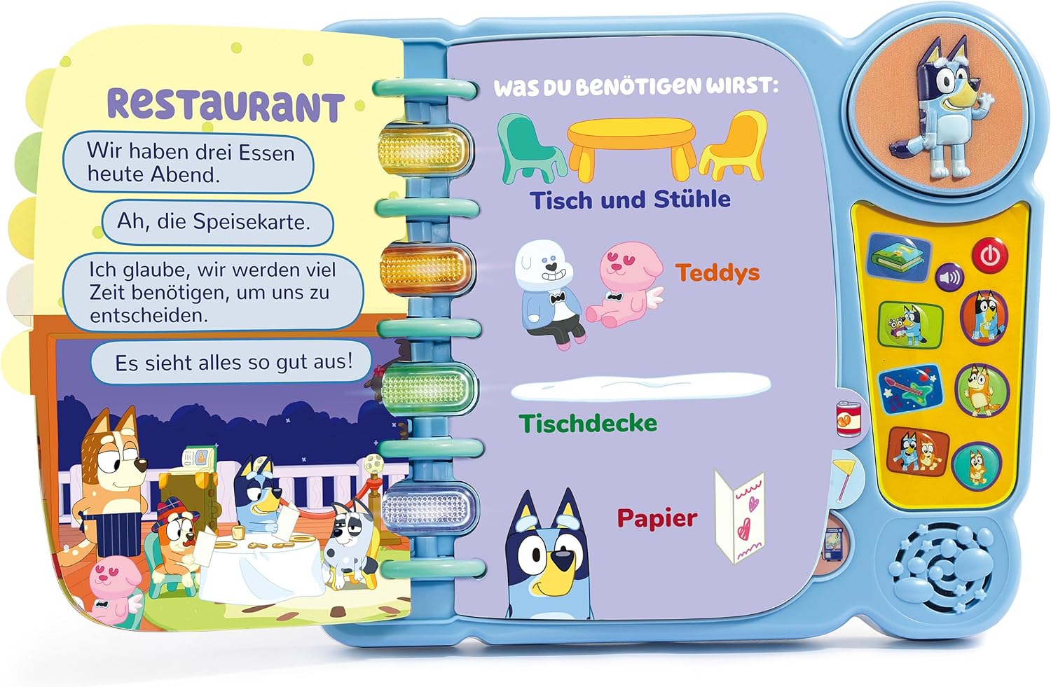 VTech, Bluey, Lernspielbuch