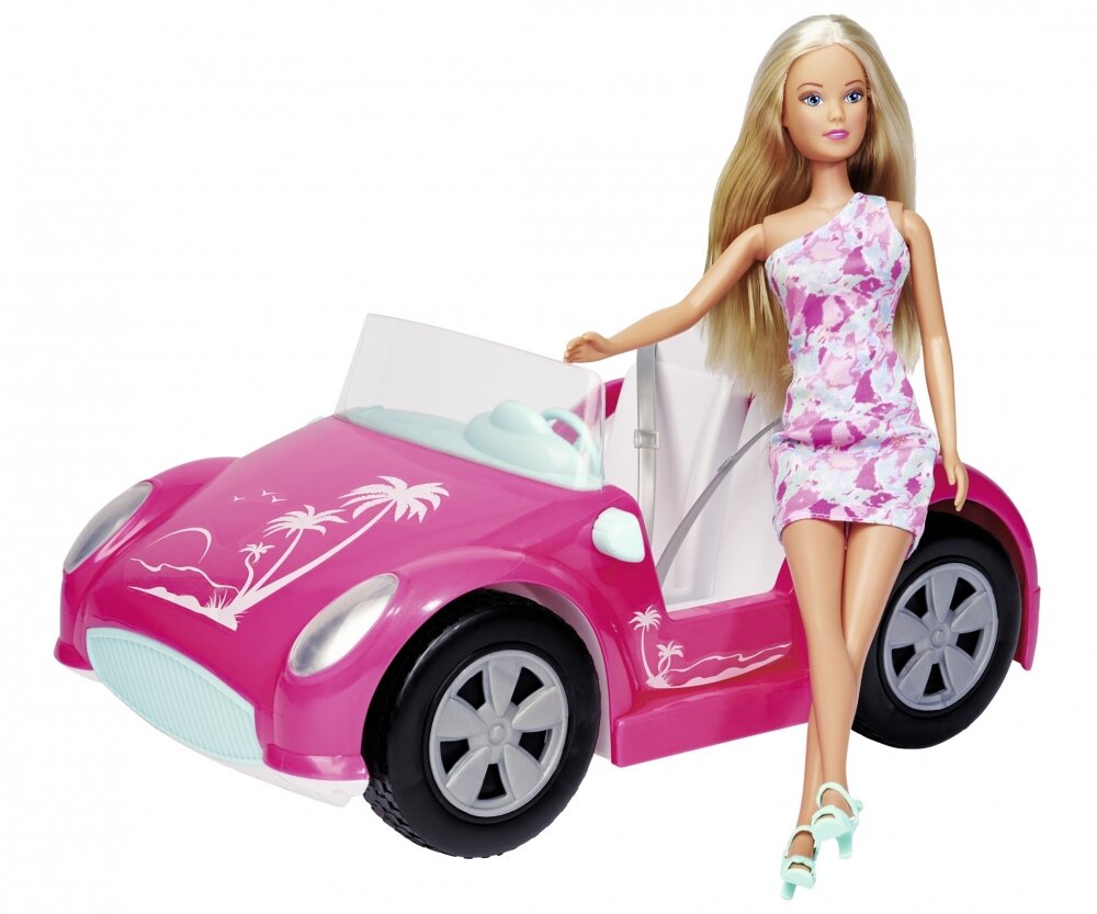 Steffi, LOVE, Beach, Car, 105733658, Figur, Puppe, Spielzeug, Person, Barbie