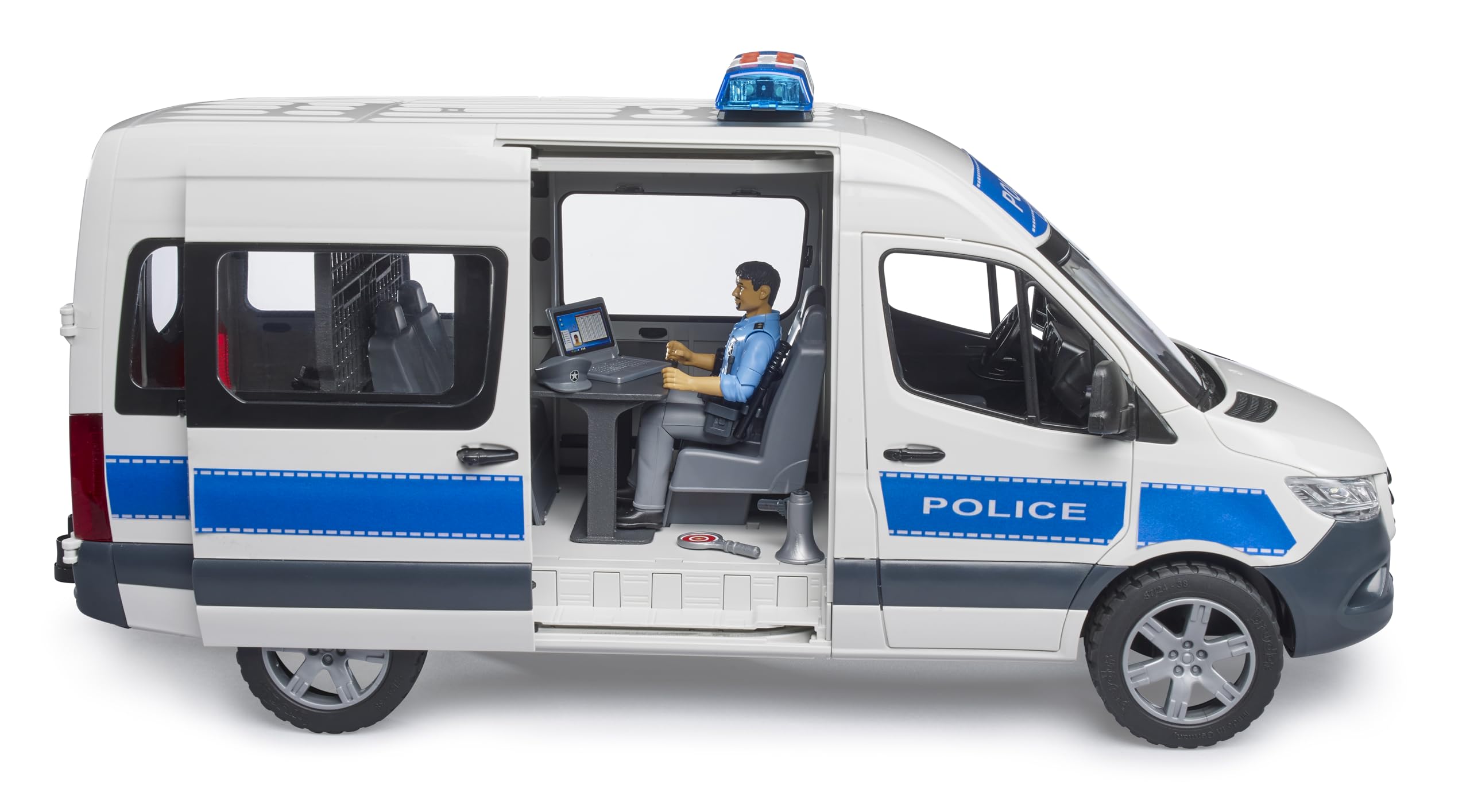 Bruder 02683 Mercedes-Benz Sprinter Polizei Einsatzfahrzeug DE Transport, Transporter, Fahrzeug, Person, Umzugswagen