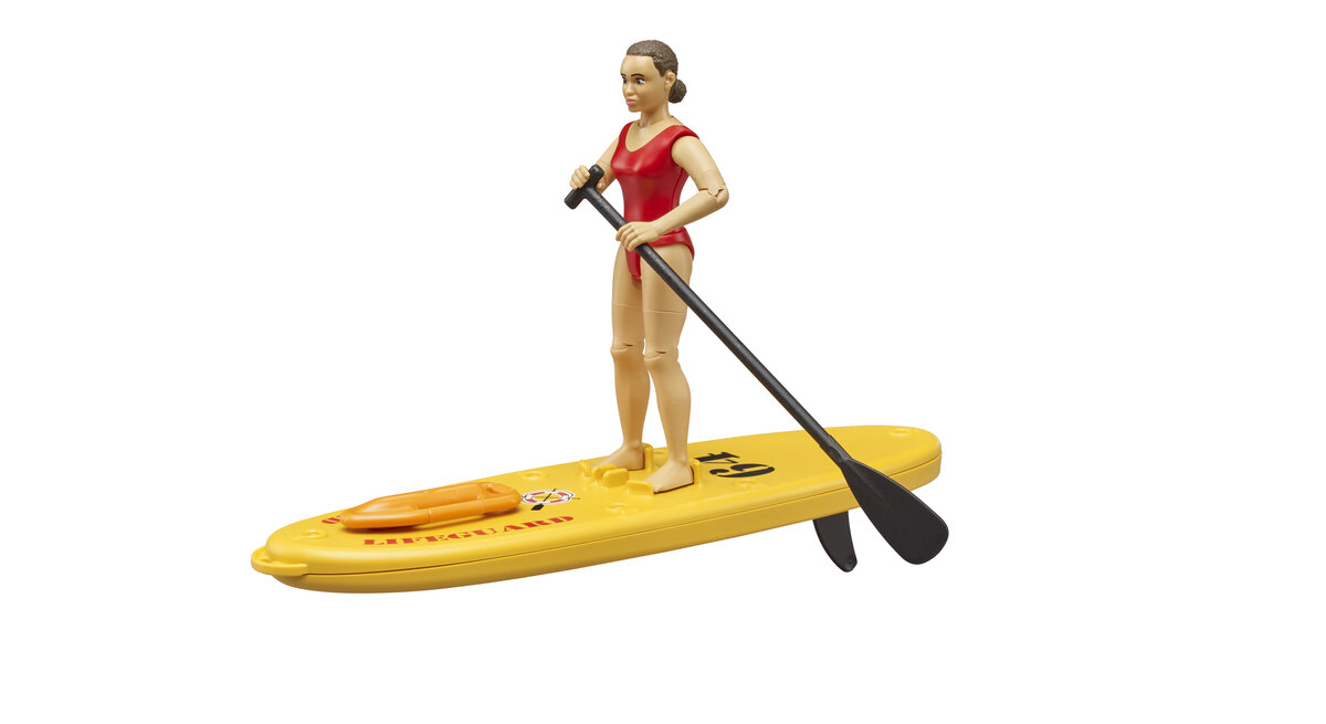 Bruder, 62785, Bworld, Life, Guard, Mit, Stand, Up, Paddle, Ruder, Paddel, Erwachsener, Person, Frau