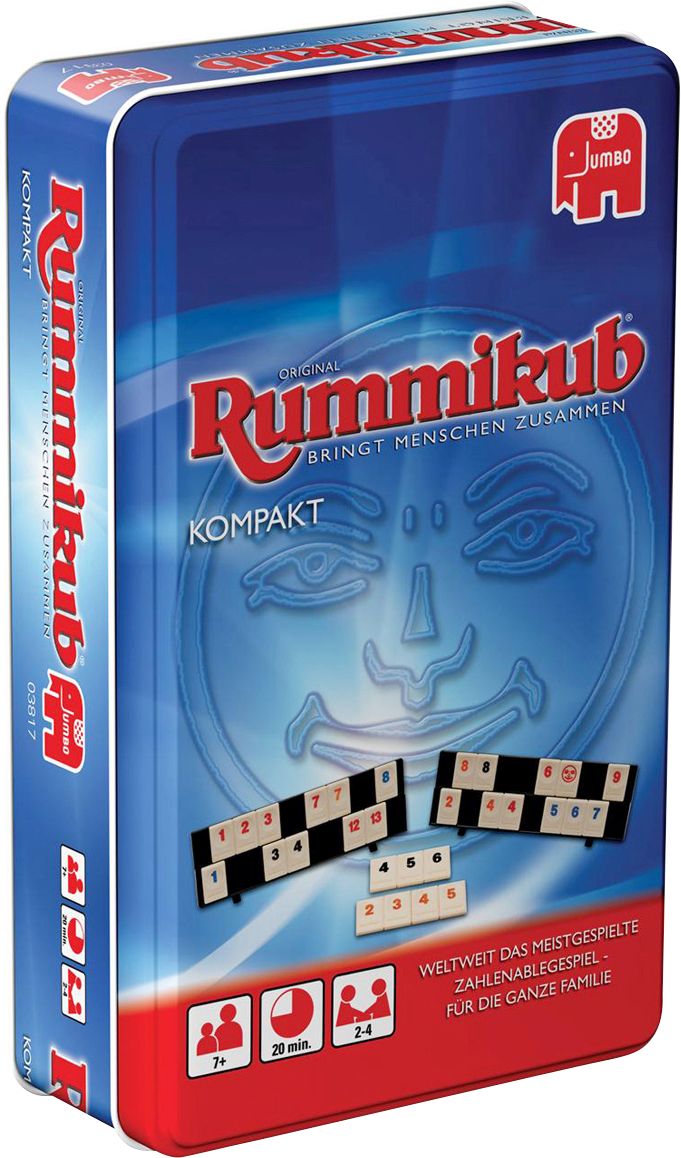 Jumbo 03817 Original Rummikub Kompakt in Metalldose Jumbo, 03817, Original, Rummikub, Kompakt, in, Metalldose