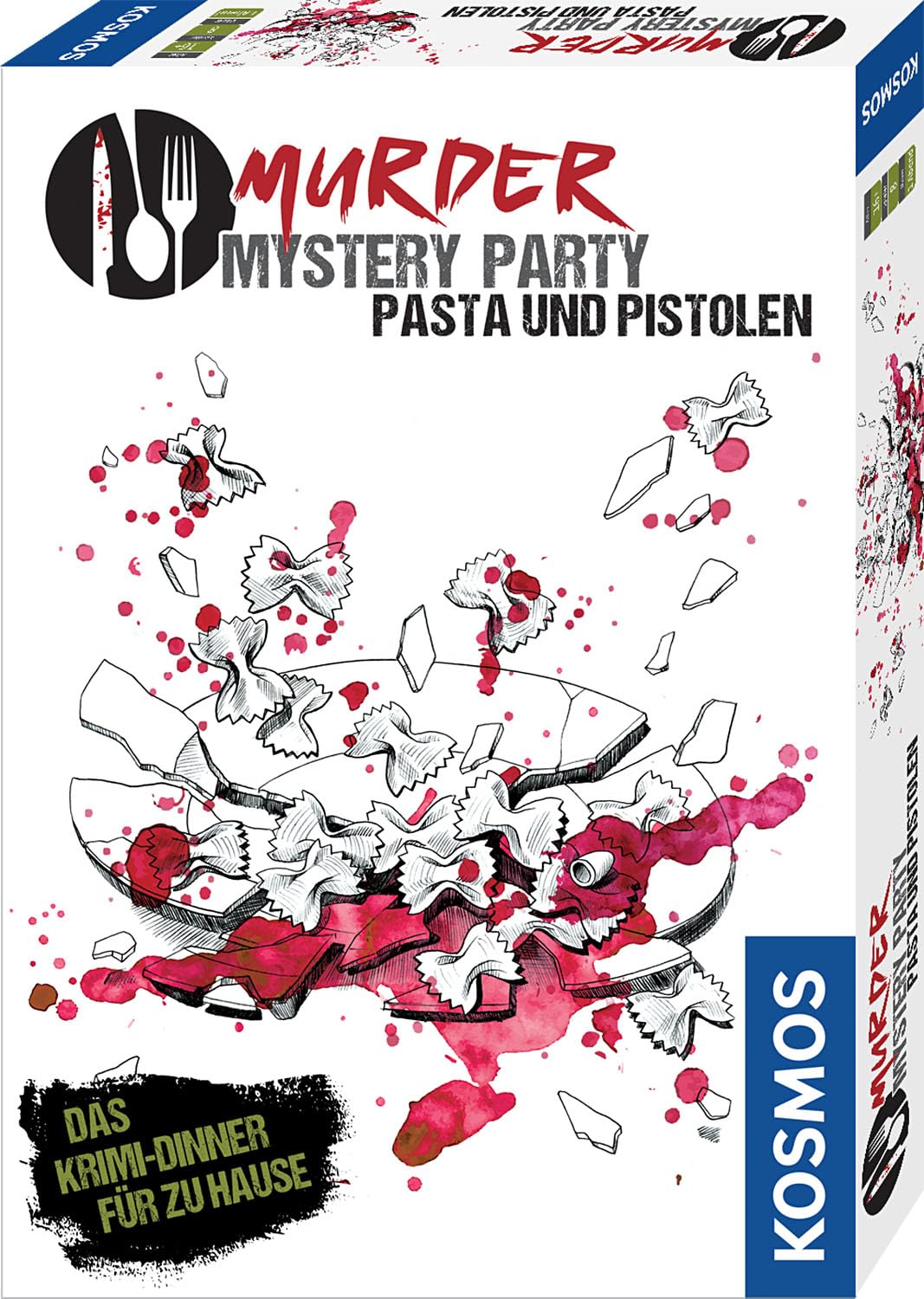 Kosmos, Das, Krimi, Dinner, Pasta, Und, Pistolen, Mordfall, Zum, Mitspielen, Für, 8, Personen, 695095, Kunst, Grafiken, Kunst, Grafiken