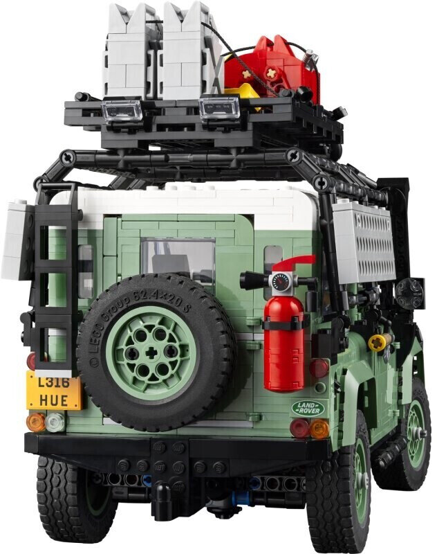 LEGO® Icons Klassischer Land Rover Defender 90 10317 Maschine, Rad