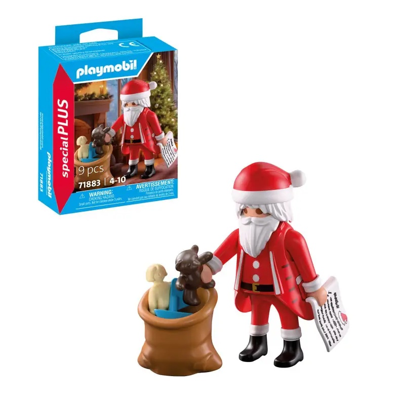 PLAYMOBIL, 71883, Weihnachtsmann, mit, Wunschzettel, Festlicher, Spielspaß, zur, Weihnachtszeit