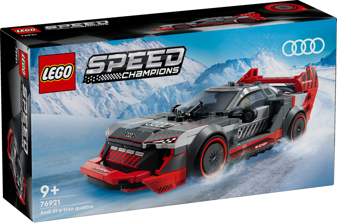 LEGO, 76921, Speed, Champions, Audi, S1, e-tron, quattro, Rennwagen, Auto, Coupé, Sportwagen, Fahrzeug, Rad