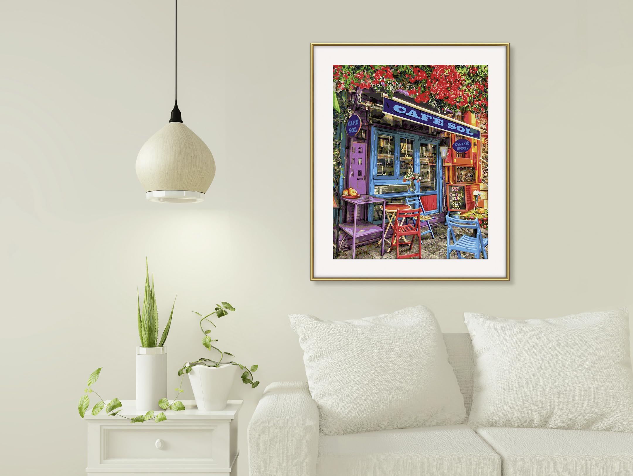 Schipper Mnz - Buntes Café - Farbenfrohes Malset Für Genießer 609130903 Innenarchitektur, Pflanze, Wohnzimmer, Topfpflanze, Dekoration für Ihr Zuhause
