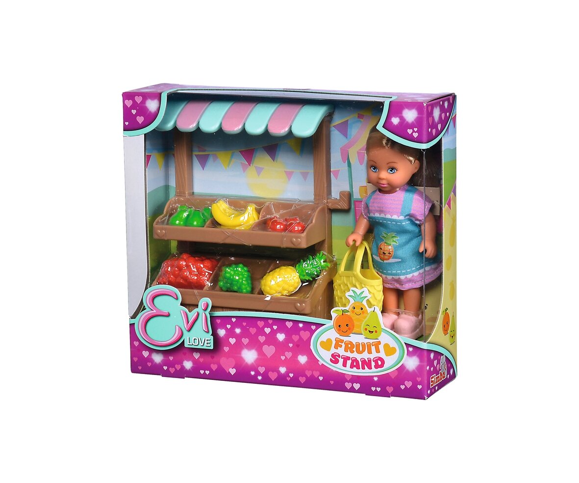 Evi, LOVE, Fruit, Stand, 105733563, Puppe, Spielzeug, Essen, Süßigkeiten, Handtasche