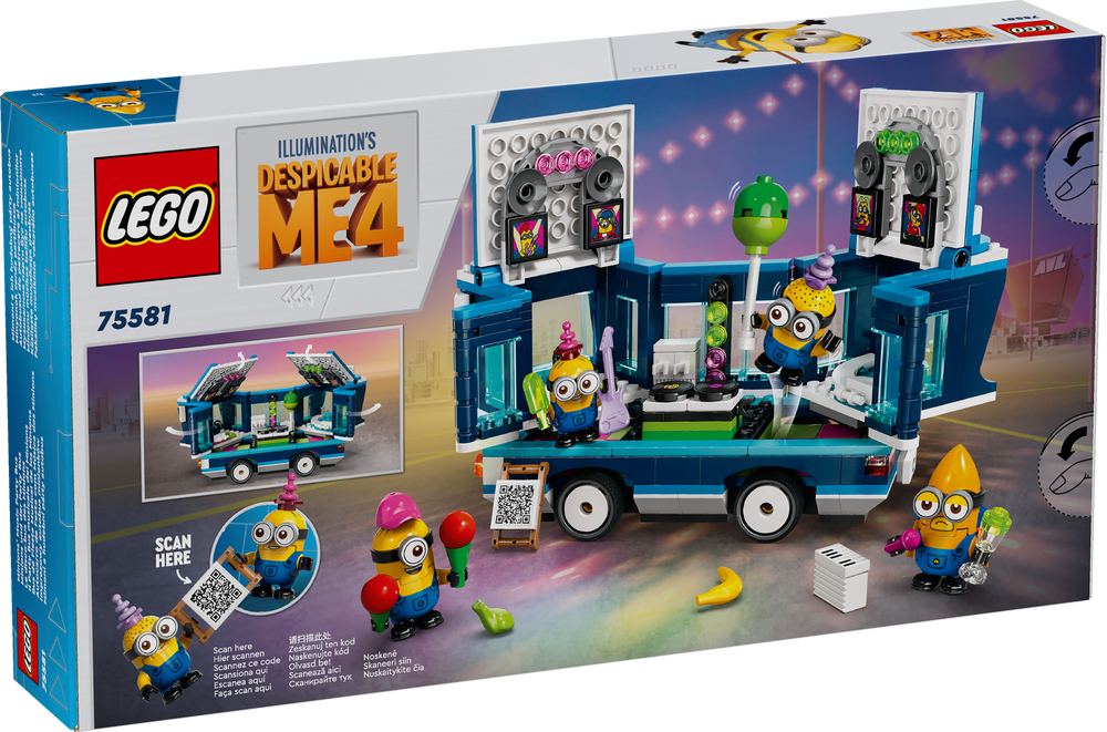 LEGO, 75581, Minions, und, der, Party, Bus, Spielzeug, Maschine, Rad