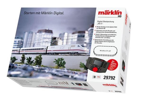 MÄRKLIN, 029792, Digital-Startpackung, ICE, 2, Zug, Transport, Fahrzeug