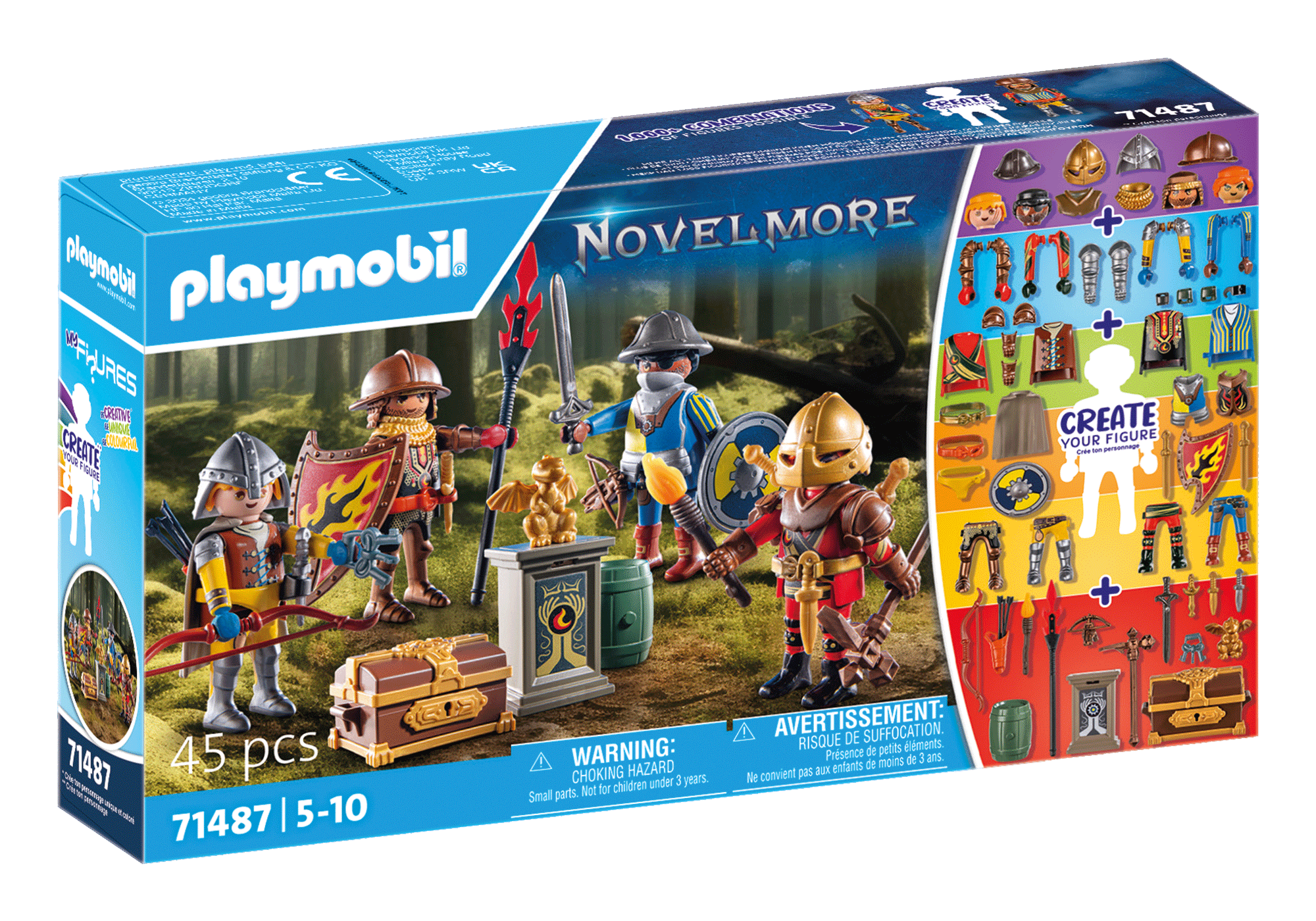 PLAYMOBIL, 71487, My, Figures, Ritter, von, Novelmore, Person