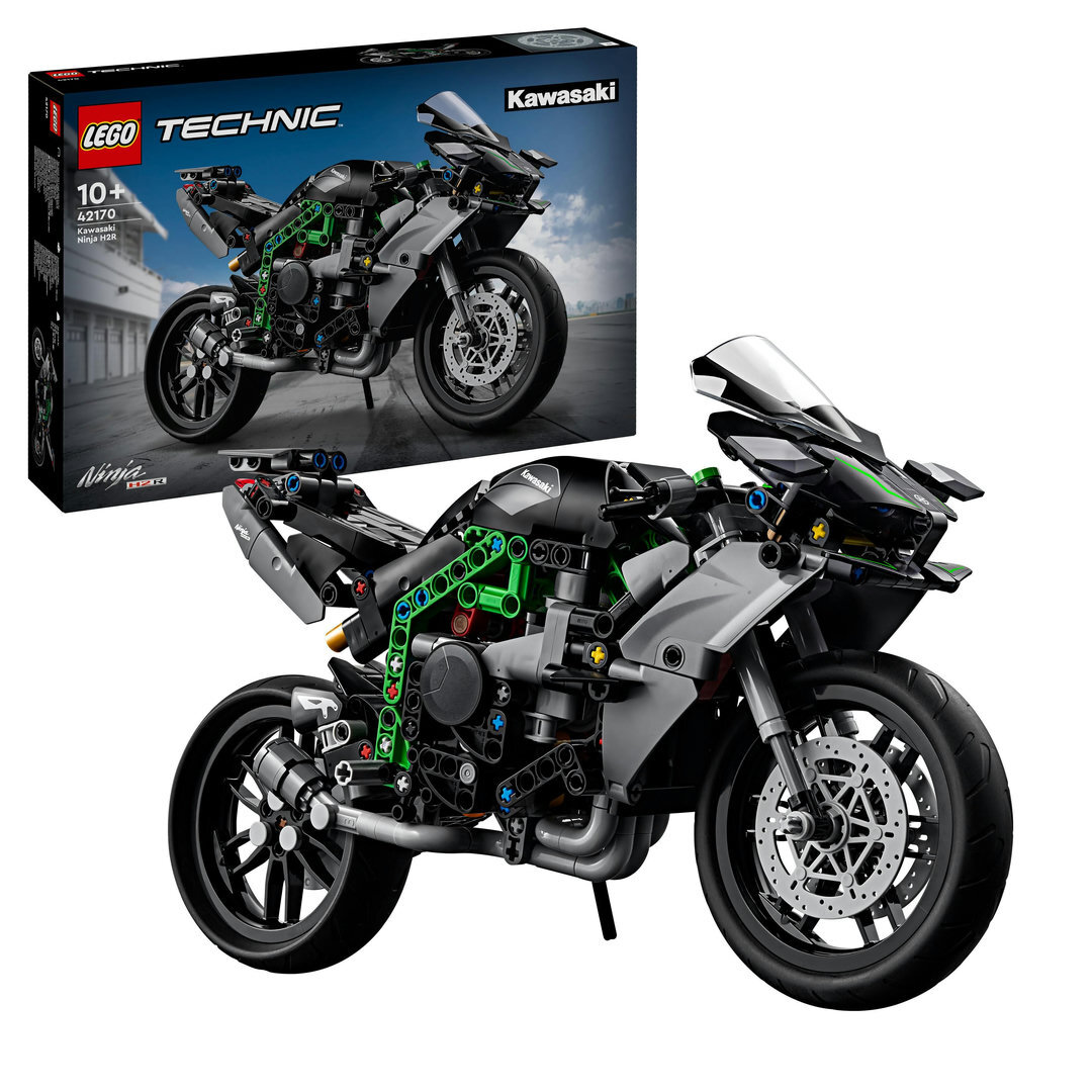 LEGO® Technic Kawasaki Ninja H2R Motorrad 42170 Maschine, Sprach, Motor, Motorrad, Rad