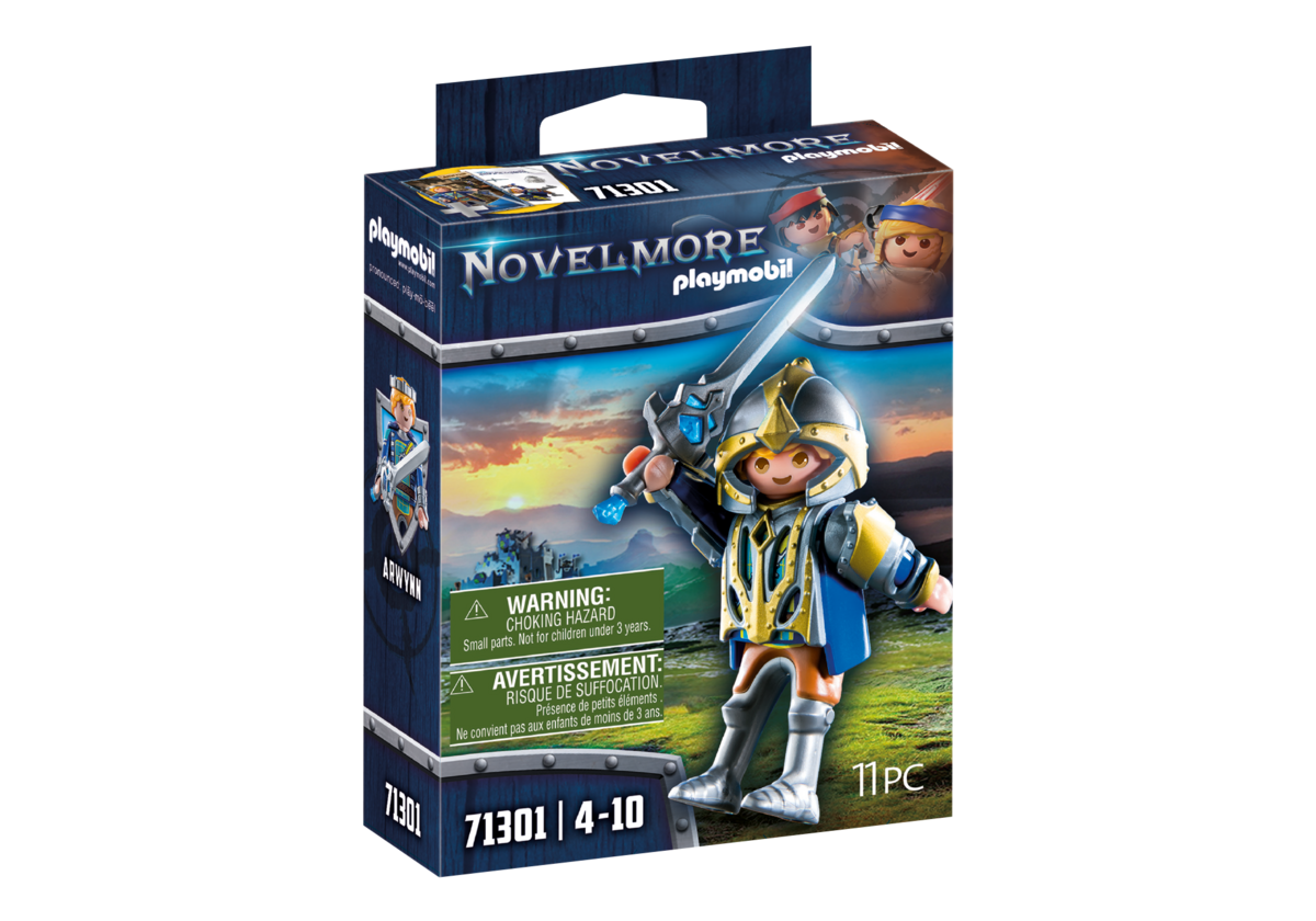 PLAYMOBIL, 71301, Novelmore, Arwynn, mit, Invincibus, Person, Gesicht, Kopf