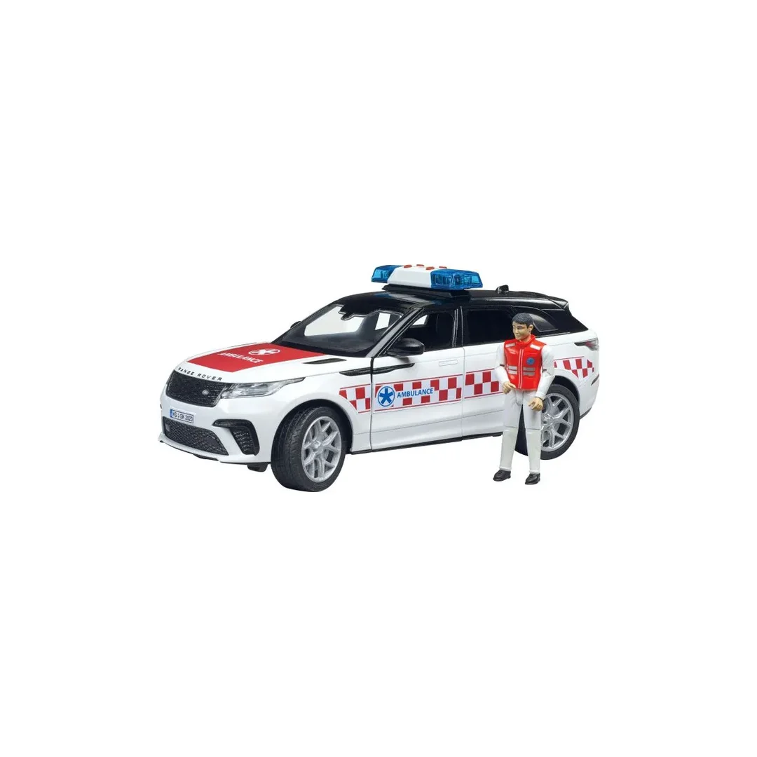 Bruder, 02885, Range, Rover, Velar, Notarztfahrzeug, M., Fah