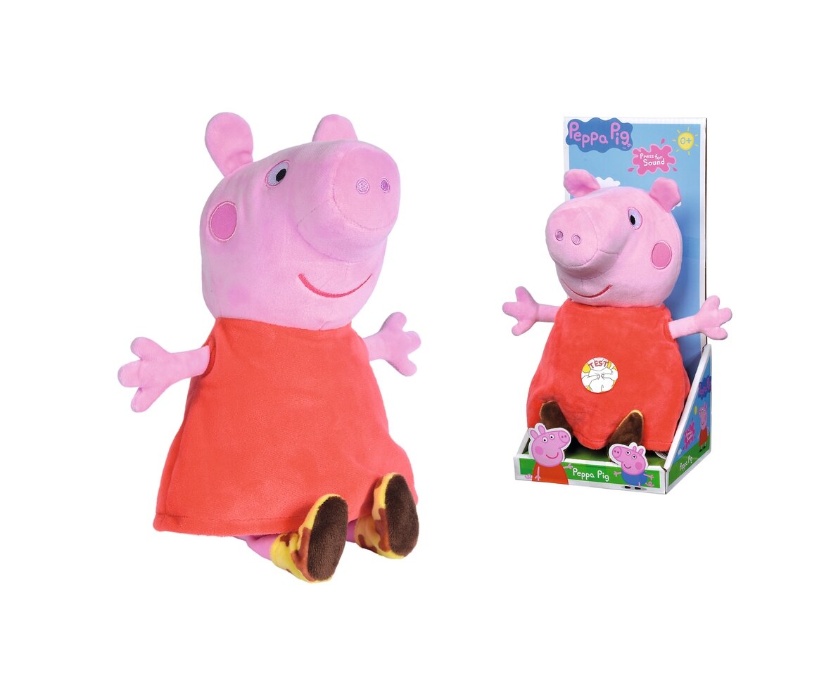 Peppa Pig Plüsch Peppa mit Sound, 25cm 109261009 Peppa, Pig, Plüsch, Peppa, mit, Sound, 25cm, 109261009, Plüsch, Spielzeug