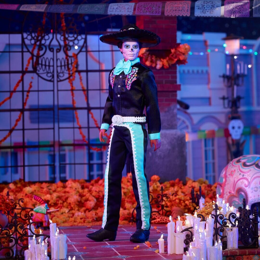 Mattel, Barbie, Signature, Día, De, Muertos, Ken, 2024, HRM73