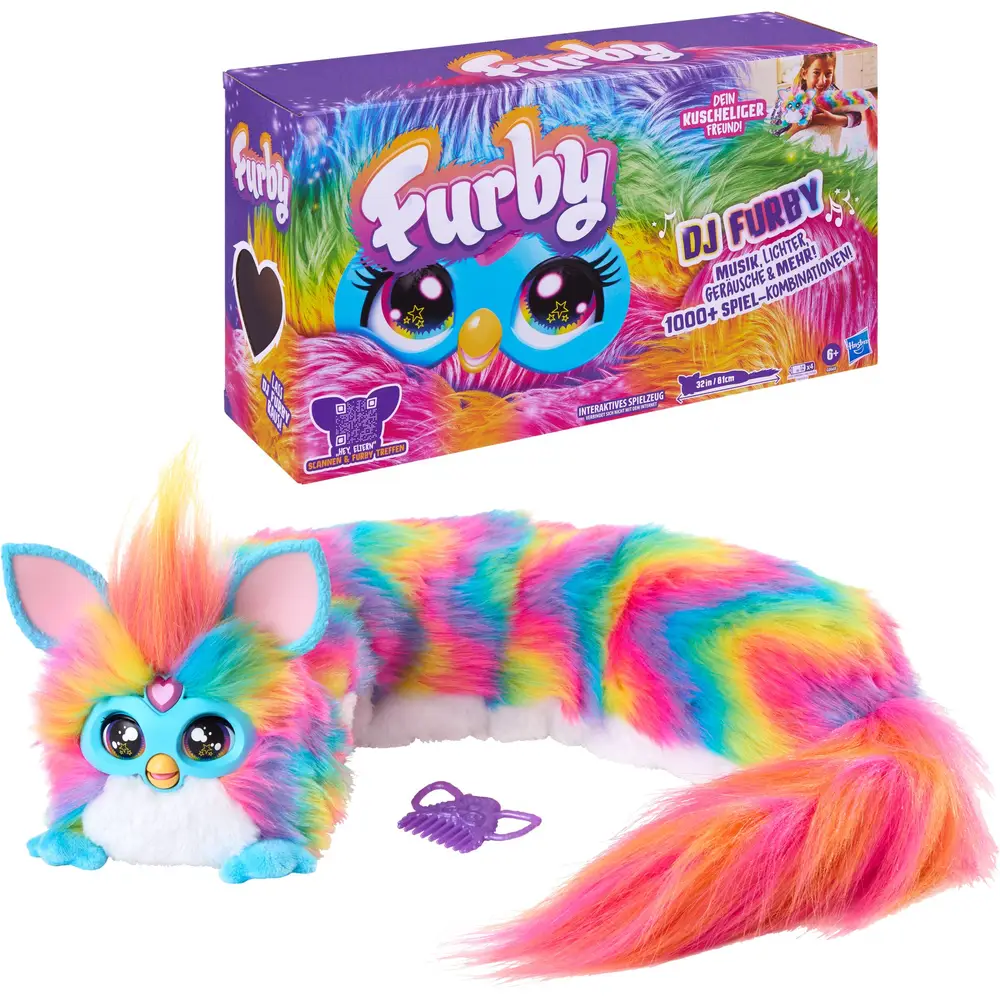 FUR Dj Furby Rainbow FUR Dj Furby Rainbow